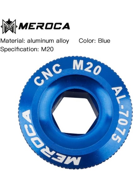 M20 Mavi Stil Yeni Alüminyum Alaşımlı Dağ Bisikleti Renk Krank Kapağı Krank Vidası Himano Ixf M19 Bisiklet Krank Aynakol Için Uyumlu (Yurt Dışından)