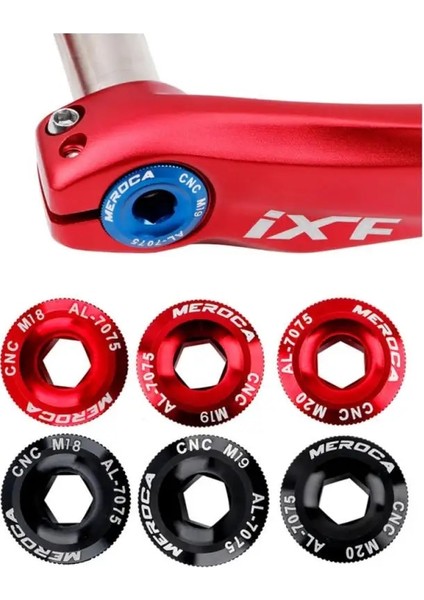 M20 Mavi Stil Yeni Alüminyum Alaşımlı Dağ Bisikleti Renk Krank Kapağı Krank Vidası Himano Ixf M19 Bisiklet Krank Aynakol Için Uyumlu (Yurt Dışından) indirimleri