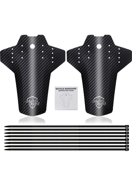 Gümüş Yansıtıcı Stil 2 Adet Yansıtıcı Bisiklet Çamurlukları Ön Arka Lastik Tekerlek Çamurlukları Karbon Fiber Çamurluk Mtb Bisiklet Yol Bisikleti Düzeltme Dişli Aksesuarı (Yurt Dışından)