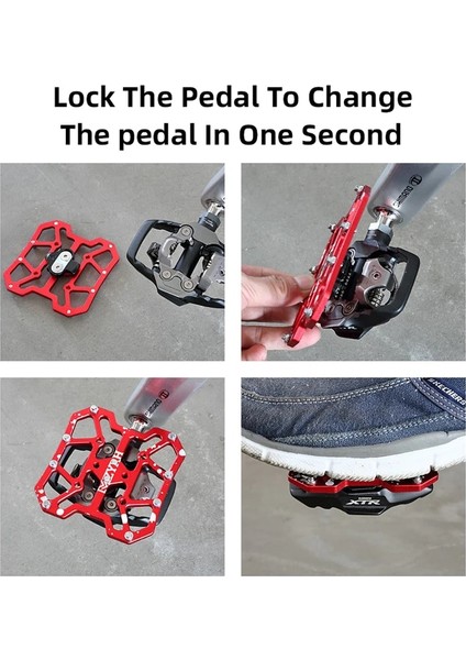 Bir Çift Kırmızı Stil 2020 Yeni Dayanıklı Klipssiz Pedal Klasik Hassas Alüminyum Spd Keo Bisiklet Klipssiz Pedal Platformu Adaptörleri Bisiklet Aksesuarları (Yurt Dışından) modelleri