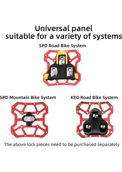 Bir Çift Kırmızı Stil 2020 Yeni Dayanıklı Klipssiz Pedal Klasik Hassas Alüminyum Spd Keo Bisiklet Klipssiz Pedal Platformu Adaptörleri Bisiklet Aksesuarları (Yurt Dışından) fırsatları