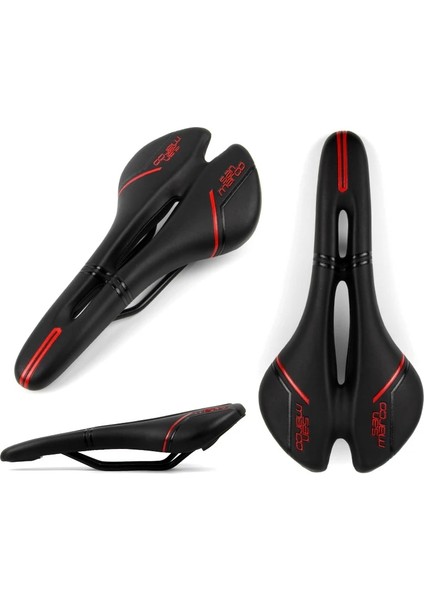 Selle-Mavi Tarzı Geniş Mtb Bisiklet Eyer Silikon Kaymaz Eyer Yol Bisikleti Eyer Bisiklet Koltukları Sillin Bicicleta Hollow Yumuşak Pu Deri (Yurt Dışından)
