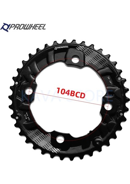 26T ve 36T Stili Prowheel Bcd Mtb Bisiklet Dişlileri Çift Aynakol Aynakol Dişli Dağ Bisikleti Aynakol Diş Plakası Parçaları (Yurt Dışından)