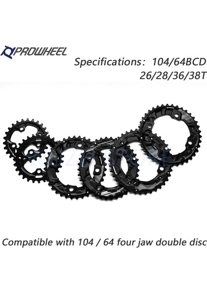 26T SPFH590 Stili Prowheel Bcd Dağ Bisikleti Çift Dişli Aynakol Dişli Mtb Bisiklet Aynakol Aksesuarı (Yurt Dışından) fiyatları