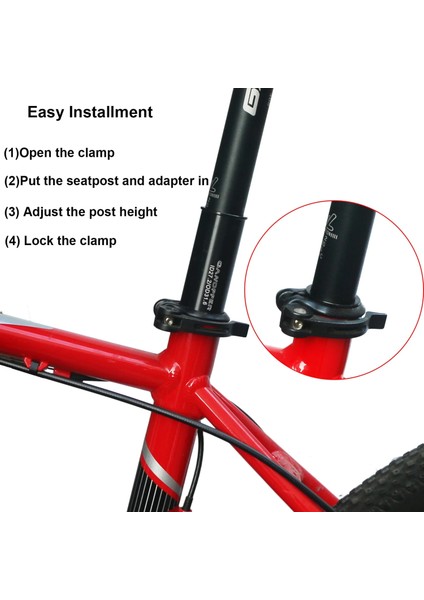 25,4 Ila 30,9 Stil Bisiklet Seatpost Shim Dönüştürmek Bisiklet Seat Post Burç Tüp Adaptörü Redüktör (Yurt Dışından) fiyatları