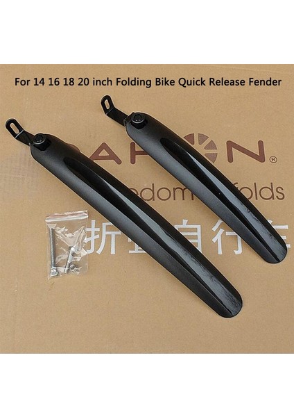 18 20 Inç 1 Takım Stili Için Daho Için Katlanır Bisiklet Çamurluk Ön Arka Bisiklet Kanatları Çamurluk Plastik Yağmur Koruma Çamurluk (Yurt Dışından) fiyatları