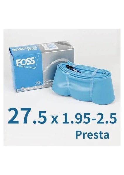27.5x1.95-2.5 Fv Stili Foss Bisiklet Iç Tüp I Tüp Yol Bisikleti Mtb Dağ Katlanır Bisiklet Tpe Kauçuk Tüp Tayvan (Yurt Dışından)