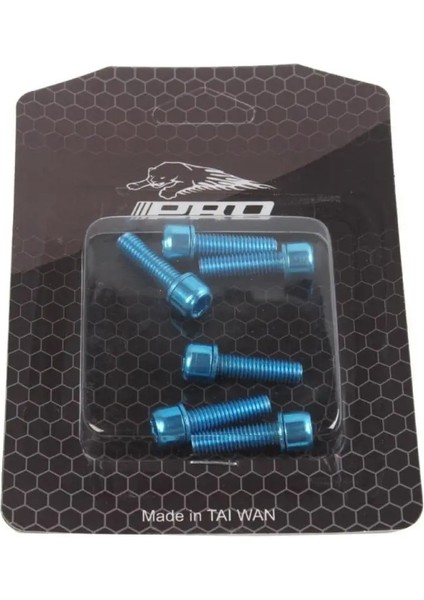 F Stili Teel Ti Titanyum Kaplama Vidalar Yıkayıcılı Cıvatalar M5 * 18MM Bisiklet Için Bisiklet Sapları ve Gidon Gökkuşağı Altın Rengi (Yurt Dışından)