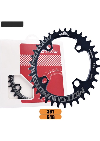 Oval 36T Siyah Stil Motsuv Bisiklet mm Krank T Aynakol Yuvarlakoval Bcd Mtb Aynakol Alıvıo Sramnx Gx X1 Krank Için (Yurt Dışından)