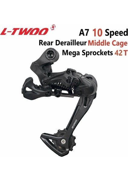 Vites Kolu Sağ Stil Ltwoo A7 1X10 Groupset Tetik Vites Kolu + Mtb Bisiklet 10 Vites Kaset Dişlileri Için Arka Attırıcı Ltwoo Groupset (Yurt Dışından)
