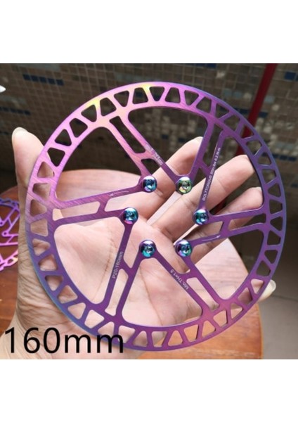 P20-160MM Gökkuşağı Stili 2021NEW Bisiklet Freni Paslanmaz Çelik Rotor Disk Fren Mtb Dağ Yolu Cruiser Bisiklet Bisiklet Parçaları Için (Yurt Dışından)