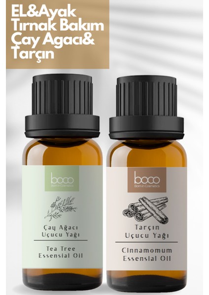 Çay Ağacı & Tarçın Saf Aromaterapi Uçucu Yağı 2' li Set (10 Ml+5 Ml)