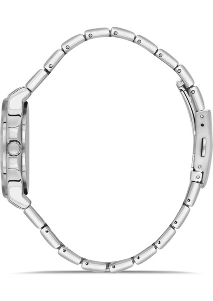 Gümüş Kaplamalı Taşlı Kadın Kol Saati modelleri