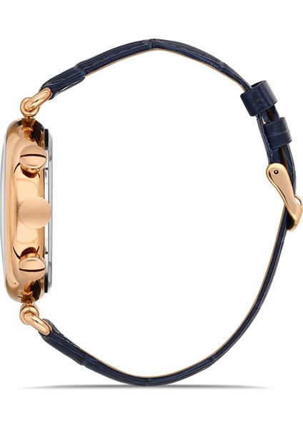 Lacivert Kadranlı Multifonksiyonlu Lacivert Deri Kordonlu Erkek Kol Saati modelleri