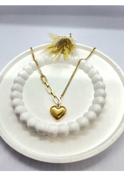 Gold Bombe Kalpli Kolye