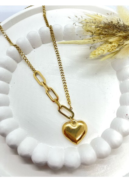Gold Bombe Kalpli Kolye
