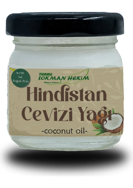 Tunalı Lokman Hekim Katı Hindistan Cevizi Yağı Özel Üretim Net 35 gr