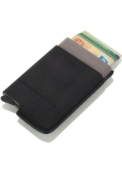 2021 Erkek ve Iş Kredi Kartı Tutucu Cüzdan Cep 6 Kart Pop Up Kart Kılıfı Kart Cüzdanı (Yurt Dışından) modelleri