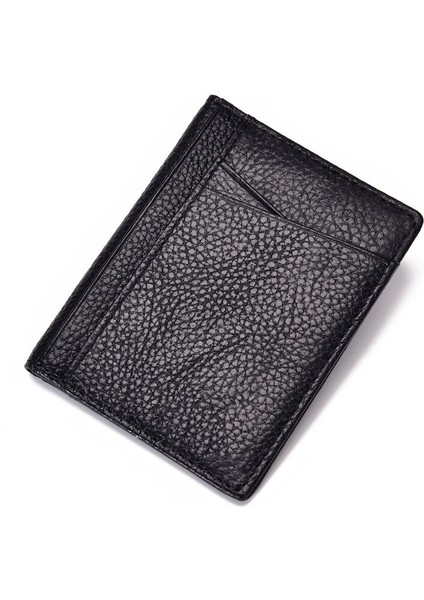 Mini Kredi Kartı Tutucu Cüzdan Süper Ince Yumuşak Cüzdan 100% Hakiki Deri Çanta Kart Sahipleri Erkek Cüzdan Ince Küçük (Yurt Dışından) fırsatları