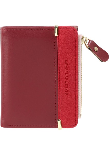 Moda Kadın Cüzdan Kısa Kadın Bozuk Para Cüzdanı Cüzdan Kadın Kart Sahibinin Küçük Bayanlar Cüzdan Kadın Çile Mini Debriyaj Kız Için (Yurt Dışından)