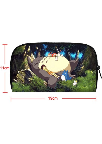Karikatür Totoro Baskı Kadın Cüzdan Erkek Kız Çanta Sevimli Genç Para Para Çantası Cep Telefonu Tutucu Eğlence Debriyaj Uzun Cüzdan (Yurt Dışından) fırsatları