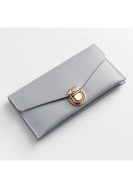 Bayan Uzun Cüzdan Büyük Kapasiteli Tokalı Cüzdan Çoklu Kart El Çantası Cüzdan Kadın Cüzdan Erkek Cüzdan Cüzdan Erkek Çanta Para Anahtarlık Deri Cüzdan Küçük Cüzdan (Yurt Dışından)