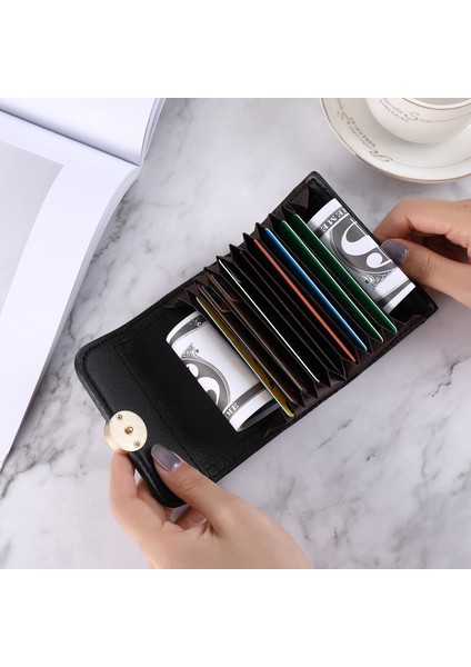 Kore Moda Küçük Cüzdan Kadın Kısa Paragraf Yeni Balıksırtı Çoklu Kart Cüzdan Vahşi Öğrenci Bozuk Para Cüzdanı Kart Paketi Kadın (Yurt Dışından) fırsatları