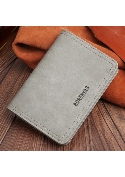 Erkek Kısa Cüzdan Retro Eğlence Gençlik Öğrenci Cüzdan Iş Toka Fermuarlı Çanta Tek Parça Dropshipping (Yurt Dışından) modelleri