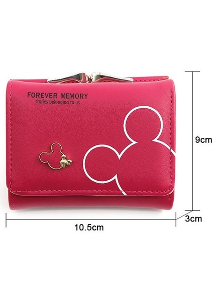 Sevimli Karikatür Kadın Cüzdan Deri Kadın Çanta Mini Çile Katı Çoklu Kart Tutucu Moda Para Kısa Ince Küçük Cüzdan Çile (Yurt Dışından) indirimleri