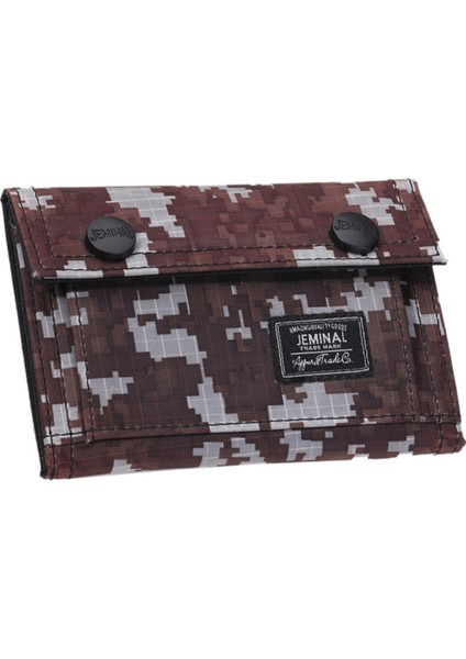 Erkek Cüzdan, Kamuflaj Desenli Cüzdan Erkek Kısa Değiştirme Çantası, Haki/kahve/mavi/yeşil/siyah (Yurt Dışından) indirimleri