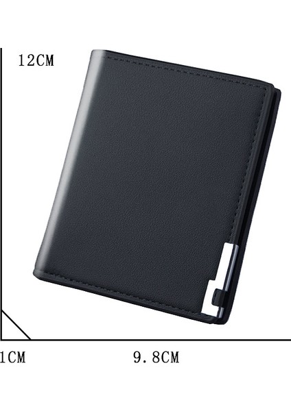 Sıcak Satış Moda Erkek Cüzdan 2022 Lüks Marka Kısa Cüzdan Erkek Çoklu Kart Ultra-Ince Cüzdan Trend Hiçbir Fermuar Bozuk Para Cüzdanı (Yurt Dışından) fırsatları