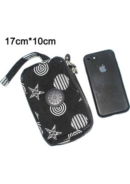 3 Fermuarlar Kadın Cüzdan Kanvas Kumaş Bayan Çantalar Moneybags Çiçek Bozuk Para Cüzdanı Debriyaj Bileklik Çanta Kız Cüzdan Çanta Billfold (Yurt Dışından) fırsatları