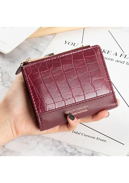 Küçük Kadın Cüzdan Kadın Timsah Desen Fermuar Bozuk Para Çantaları Lüks Tasarımcı Kart Sahibinin Debriyaj Bayanlar Para Çantaları Çanta (Yurt Dışından)
