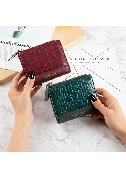 Küçük Kadın Cüzdan Kadın Timsah Desen Fermuar Bozuk Para Çantaları Lüks Tasarımcı Kart Sahibinin Debriyaj Bayanlar Para Çantaları Çanta (Yurt Dışından) modelleri