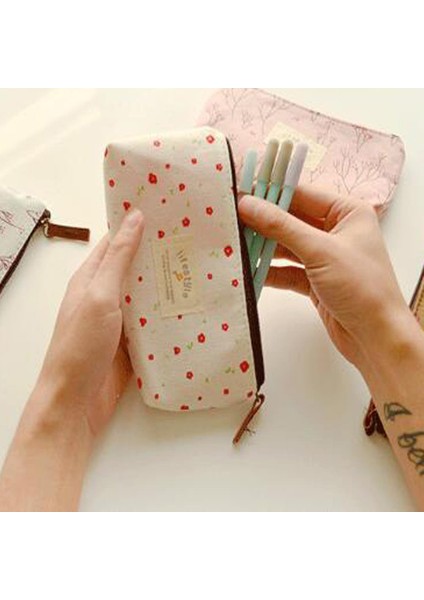 Vintage Klasik Kadın Erkek Kanvas Bozuk Para Cüzdanı Zip Cüzdan Küçük Mini Çanta Kılıf Kılıfı Tutucu Retro Para Çantaları Hediye (Yurt Dışından)