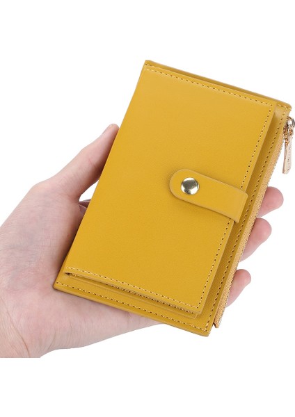 Moda Kadın Kısa Cüzdan Derin Gümüş Pu Deri Çile Kartlıklı Cüzdan Fermuar Bozuk Para Cüzdanı Kadın Ince Cüzdan Kız Hediyeler (Yurt Dışından) modelleri