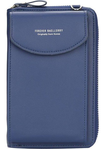 Moda Bayan Deri Cüzdan Dikey Crossbody Telefon Mini Eğlence Debriyaj Cüzdan Bayan Çantalar Omuz Çantası (Yurt Dışından)
