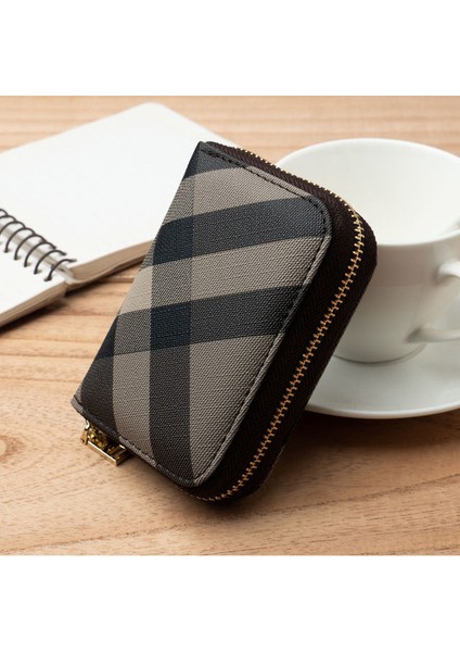 Kadın Lüks Çok Fonksiyonlu Günlük Cüzdan Çoklu Kart Yuvası Kart Tutucu Fermuar Çanta Debriyaj Pu Para Çantası Bozuk Para Çantaları Kart Sahibi (Yurt Dışından) indirimleri