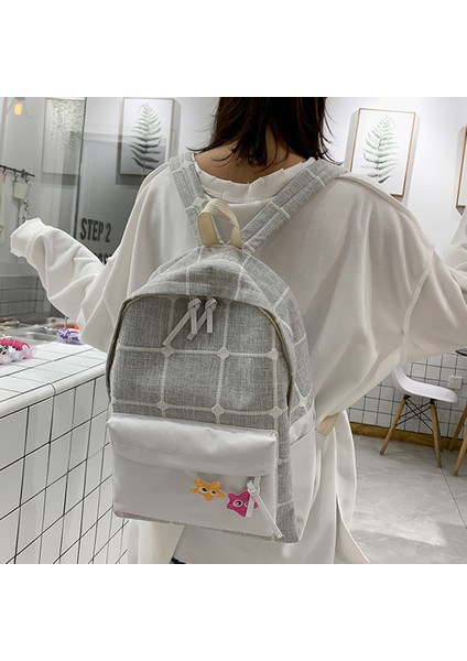 Moda Bayanlar Kanvas Aşınmaya Dayanıklı Sanat Sırt Çantası Omuz Çantası (Yurt Dışından) fırsatları