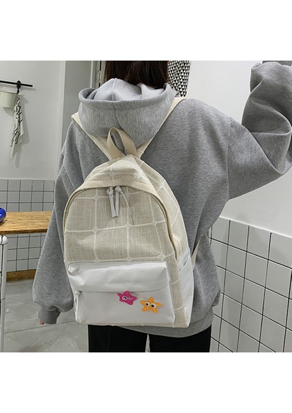 Moda Bayanlar Kanvas Aşınmaya Dayanıklı Sanat Sırt Çantası Omuz Çantası (Yurt Dışından) indirimleri