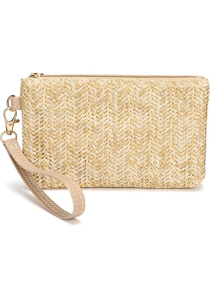 Dış Ticaret Kişiselleştirilmiş Dokuma Kadın Cüzdanları Bozuk Para Cüzdanı Kadın Çantası Saman Örme Debriyaj Mini Fermuar Cep Telefonu Çantası (Yurt Dışından) modelleri