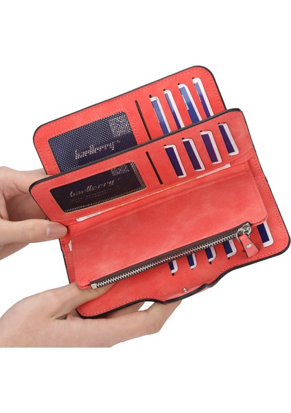 Kadın Uzun Cüzdan Fermuar Debriyaj Bayan Çanta Bozuk Para Cüzdanı Para Cebi (Yurt Dışından) indirimleri