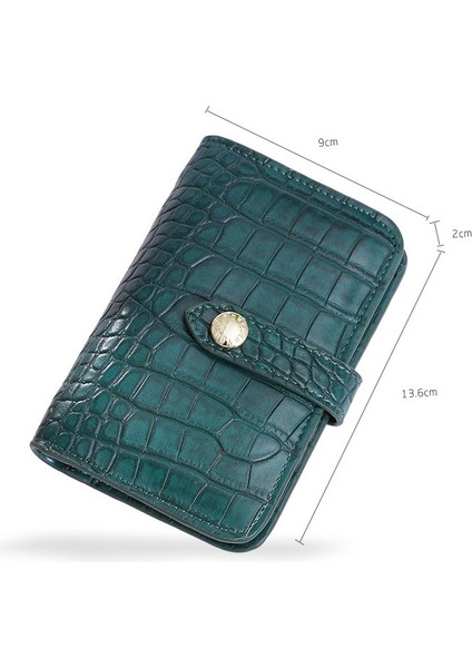 Kadın Cüzdan Yeni Lüks Debriyaj Kız Için Timsah Baskı Çanta Kart Tutucu Moda Kadın Küçük Fermuar Çile Cüzdan Para Çantası (Yurt Dışından) fiyatları