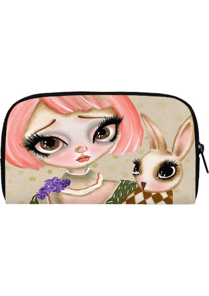 Karikatür Gotik Kız Kadın Cüzdan Kadın Rahat Çantalar Genç Için Para Para Çantası Cep Telefonu Hip Hop Tarzı Uzun Cüzdan Hediye (Yurt Dışından)