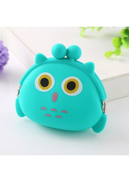 Kadın Bozuk Para Cüzdanı Silikon Kawaii Karikatür Hayvan Para Çantası Şeker Renk Mini Cüzdan Kız Doğum Günü Hediyesi (Yurt Dışından)