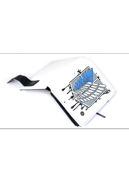 Anime Attack On Titan Yumuşak Düğme Cüzdan Fermuarlı Para Kartı Çanta (Yurt Dışından) modelleri