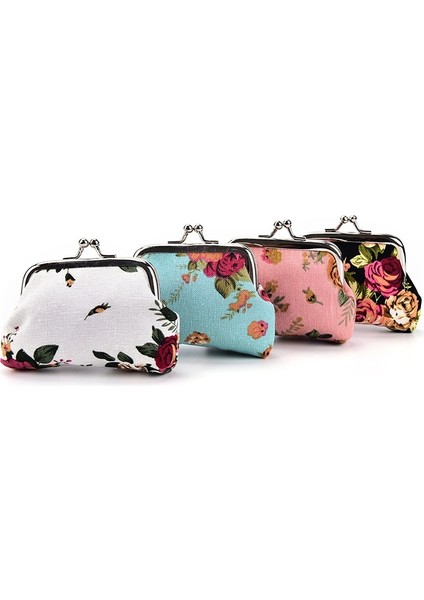 Kadın Bozuk Para Cüzdanı Çiçek Baskı Bayan Bozuk Para Cüzdanı Cep Bozuk Para Kesesi Anahtar Kredi (Yurt Dışından) indirimleri