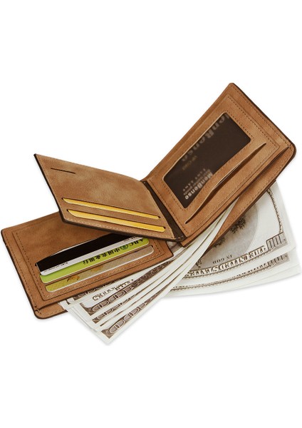 Küçük Ince Cüzdan Erkekler Lüks Marka Tasarımcısı Özel Kazınmış Isim ve Tasarım Cüzdan Baba Koca O'na Kişiselleştirilmiş Hediye (Yurt Dışından) modelleri