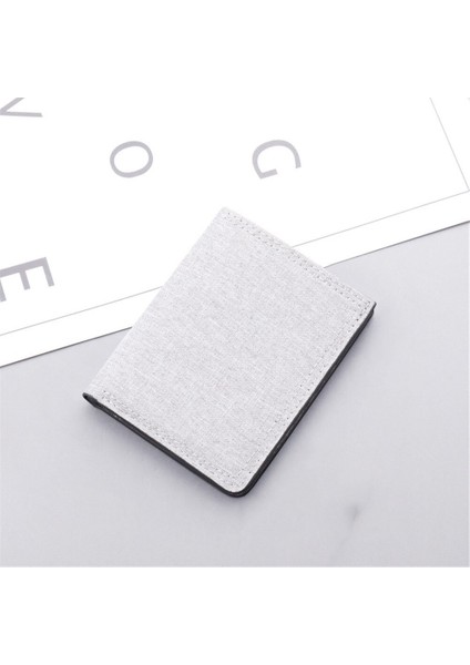 2022 Yeni Moda Erkek Küçük Cüzdan Bozuk Para Cüzdanı Cüzdan Erkek Çanta Bozuk Para Kesesi Kart Tutucu Kısa Dikey Kanvas Cüzdan Billetera (Yurt Dışından) modelleri