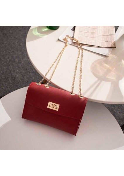 Moda Omuzlar Küçük Sırt Çantası Mektup Telefon Messenger Çanta (Yurt Dışından)